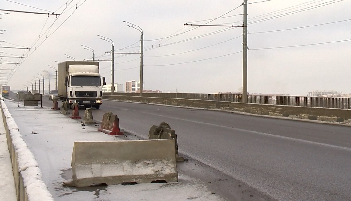 В Пензе участок Сурского моста закрыт для движения из-за выявленного дефекта